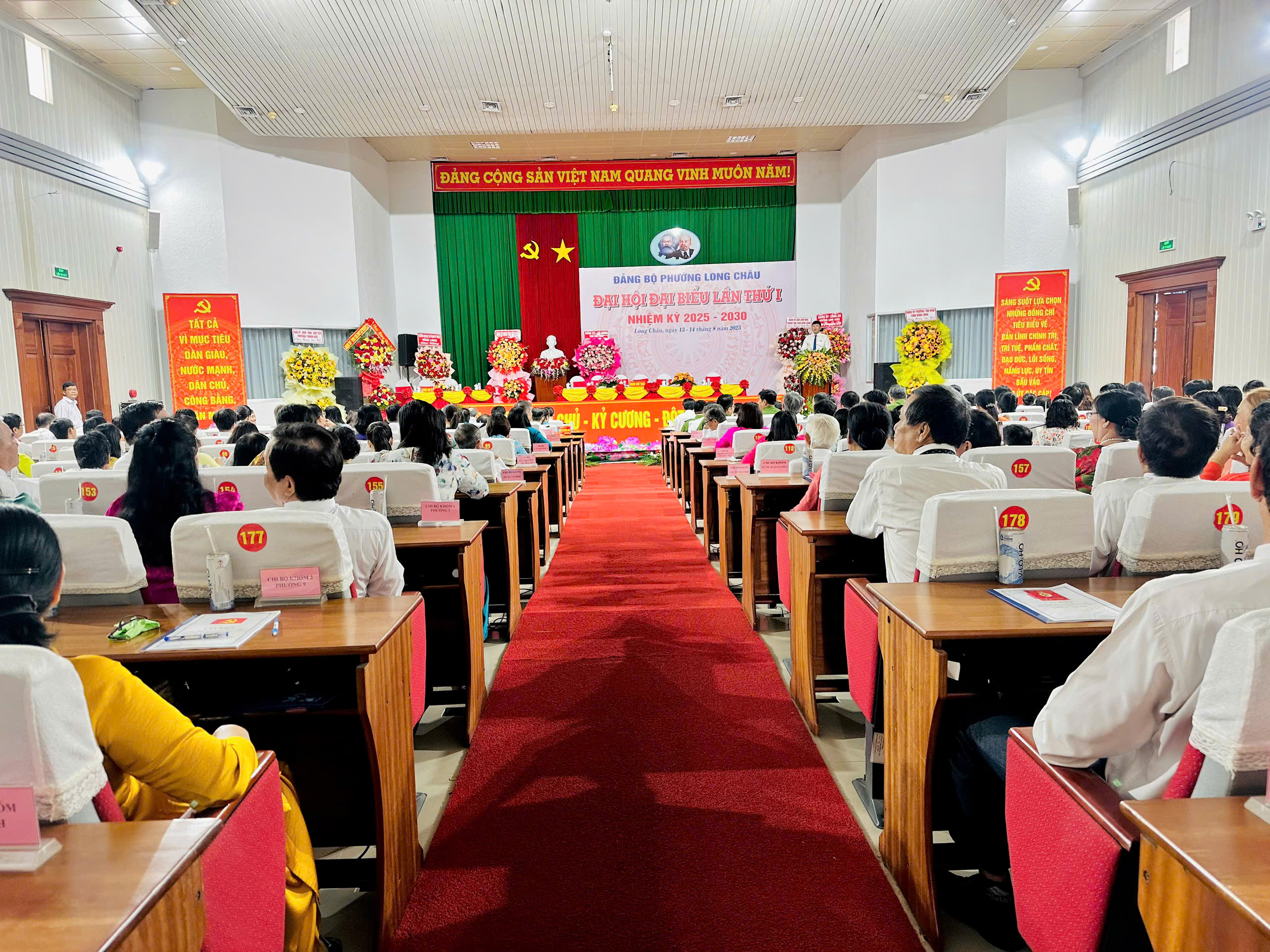 Phiên trù bị Đại hội Đại biểu Đảng bộ phường Long Châu lần thứ nhất, nhiệm kỳ 2025 – 2030

