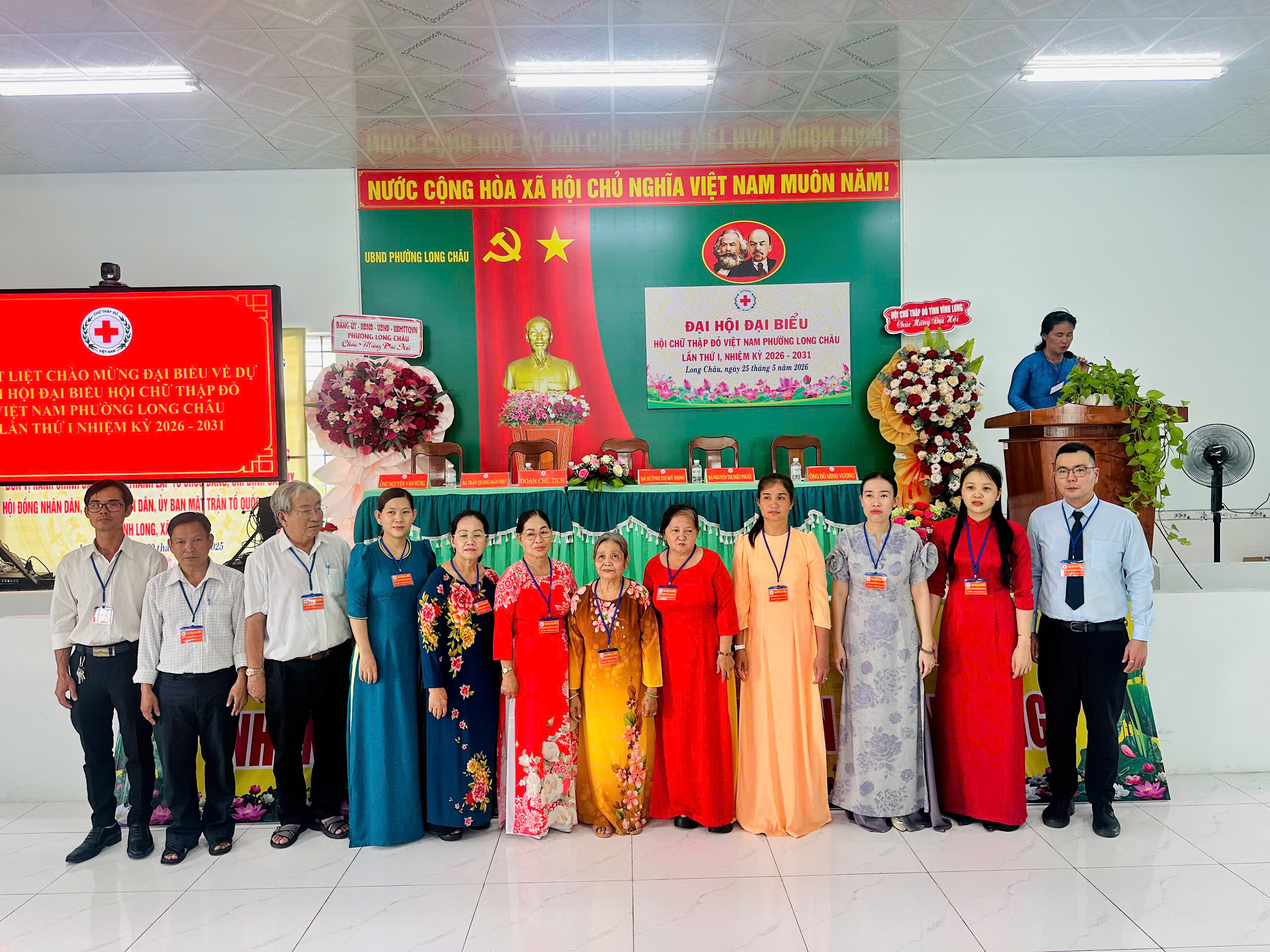 Đại hội đại biểu Hội Chữ thập đỏ phường Long Châu lần thứ nhất, nhiệm kỳ 2026-2031.