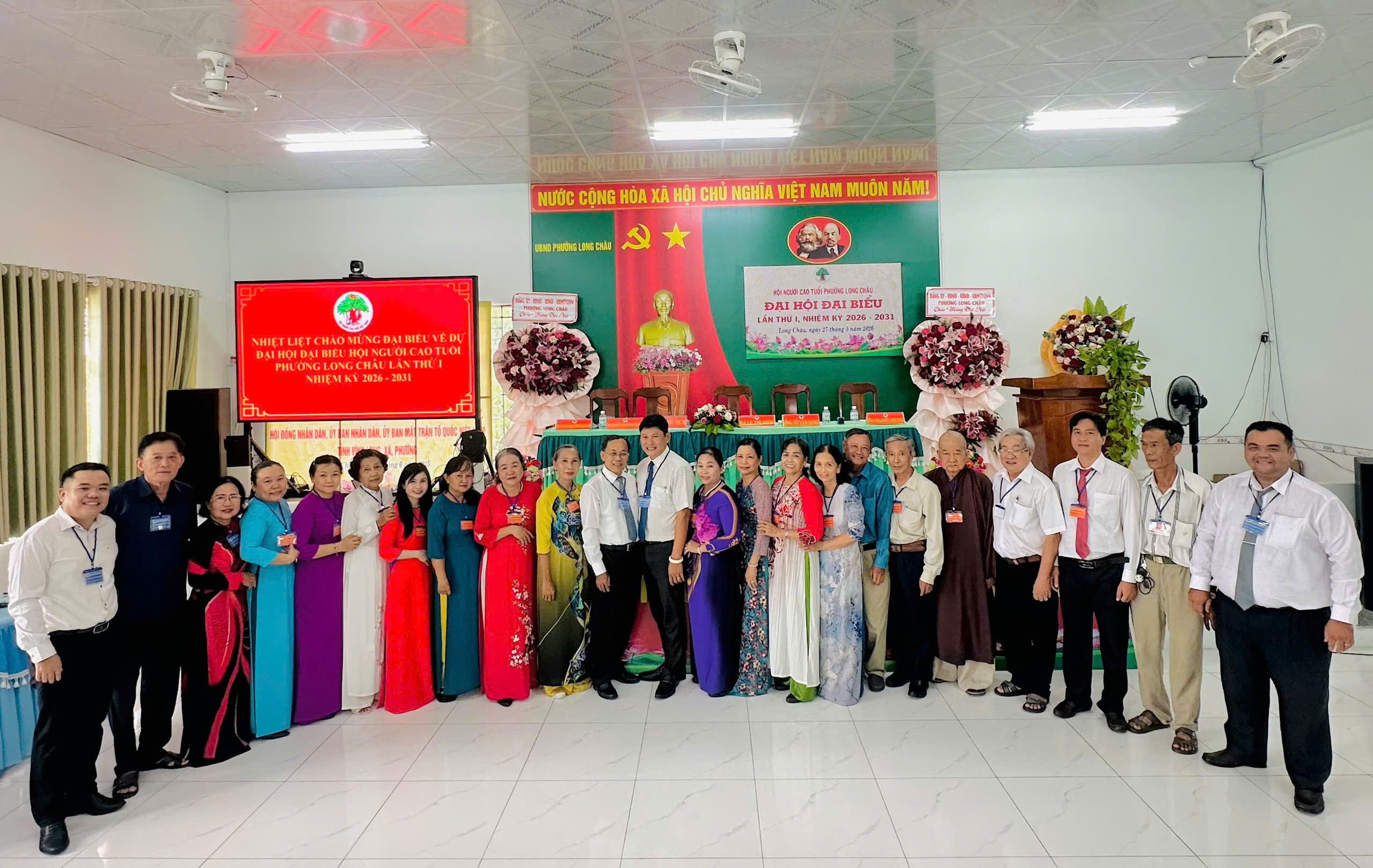 Hội  Người Cao tuổi phường Long Châu tổ chức Đại hội đại biểu lần thứ nhất, nhiệm kỳ 2026 -2031